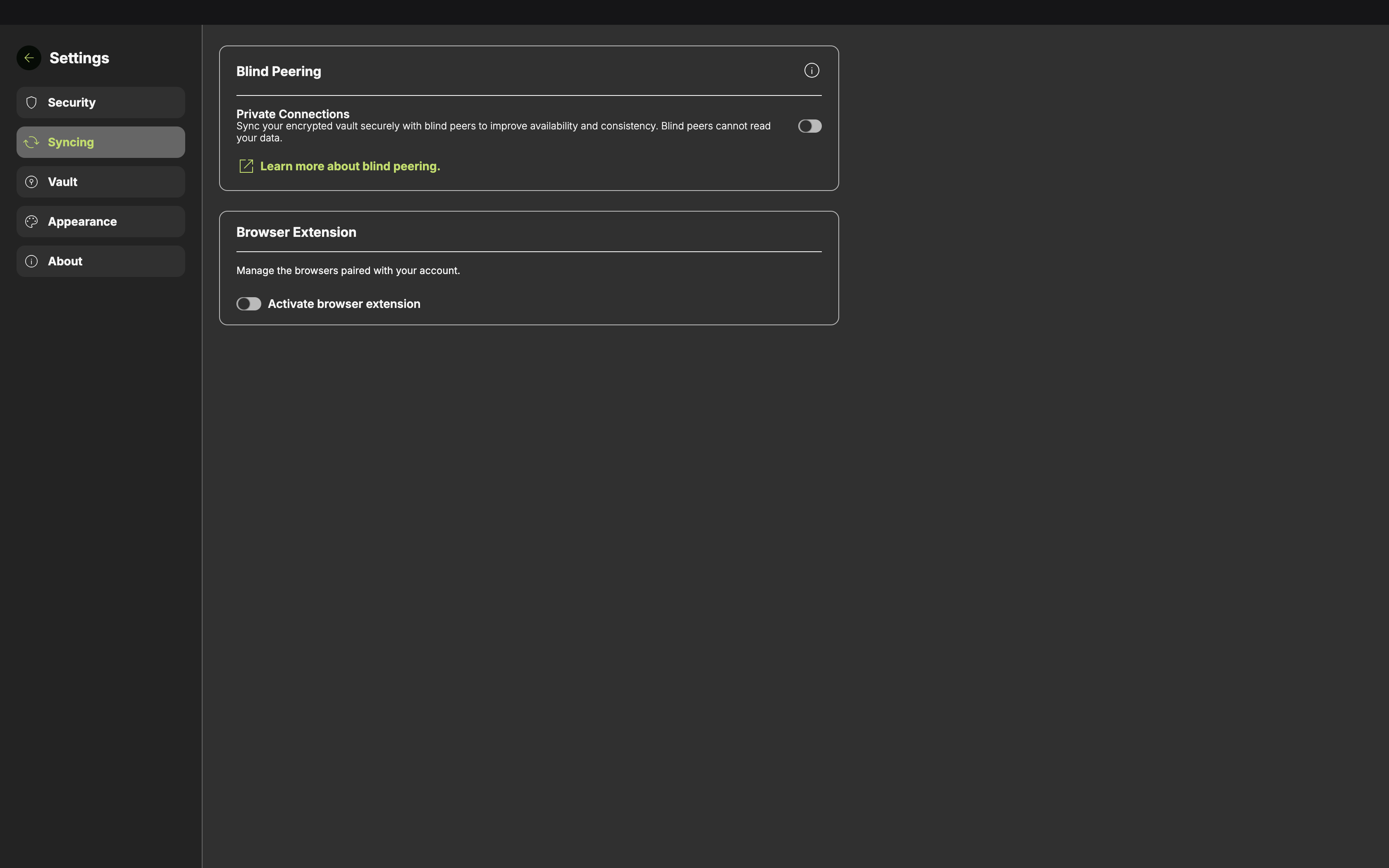 Activate browser extension